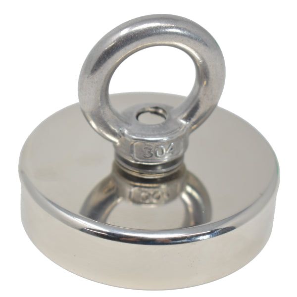 Camping Tool Fishing Single Sided Neodymium Magnet Metal Detector Sliver