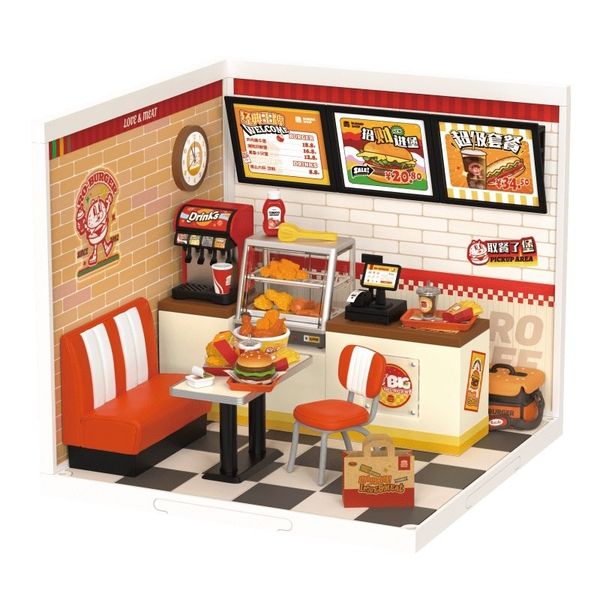 Rolife Robotime Super Creator Yum Yum Burgers - 110 Piece DIY House Kit