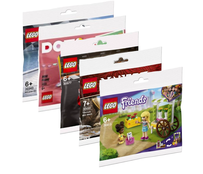 5 Lego Mixed Pack Polybags
