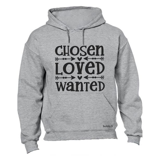Wanted Mens Hoodie - Grey image
