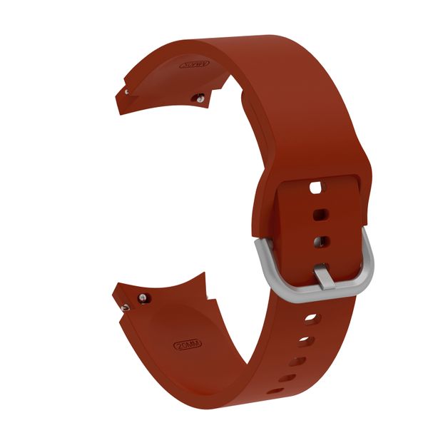 Silicone Strap Compatible with Samsung Galaxy Watch 4/5/6/7/7FE - Wine Red