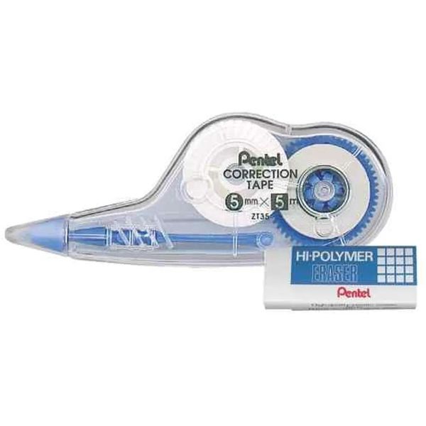 Pentel Correction Tape 5mmx5m White X 2
