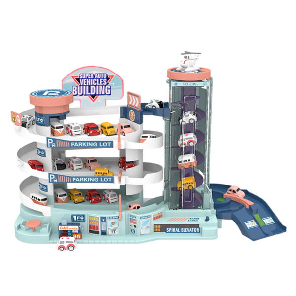 Pretend Play Parking Garage with Cars, Lights and Sounds
