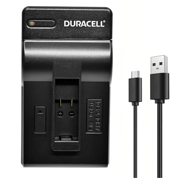 Charger for GoPro Hero 5, 6, 7 and 8 Battery by Duracell