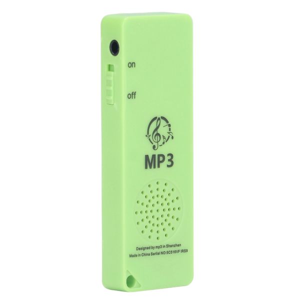 MP3 Player Lossless Sound Quality Support 64GB Memory Card Mini Green