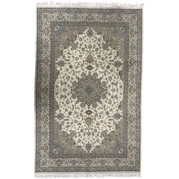 Glam &amp; Decor / 300 x 200 cm Persian Big Medallion Design Ivory Rug