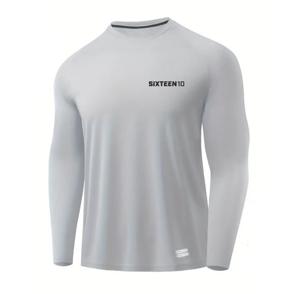 SIXTEEN10 - Rapid-Dry Long Sleeve Training Top - Light Grey