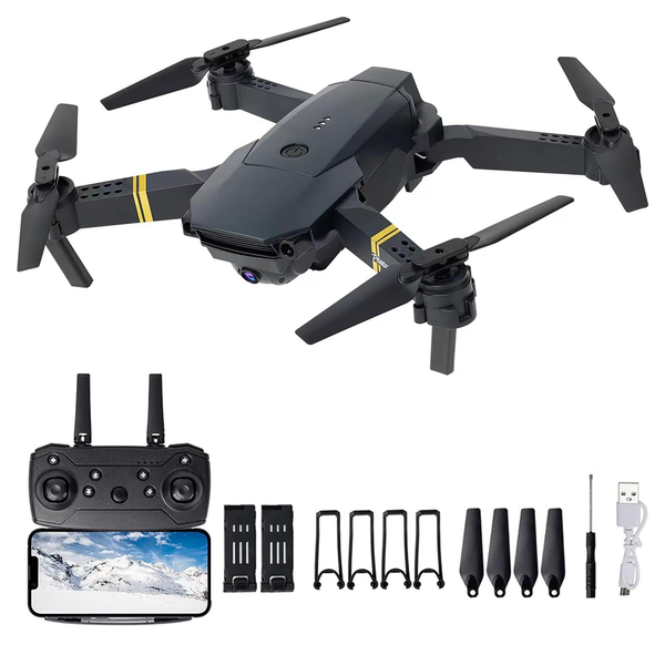 BezosMax Drones with 1080P Camera Foldable RC Quadcopter FPV Live Video