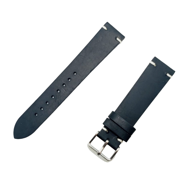 Genuine Leather Watch Strap 20mm Smooth