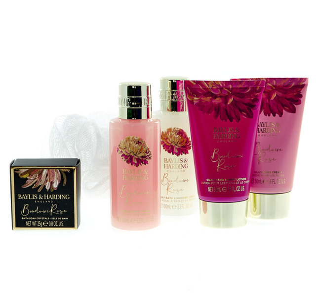 Baylis &amp; Harding Boudoire Rose Mini Stack Giftset