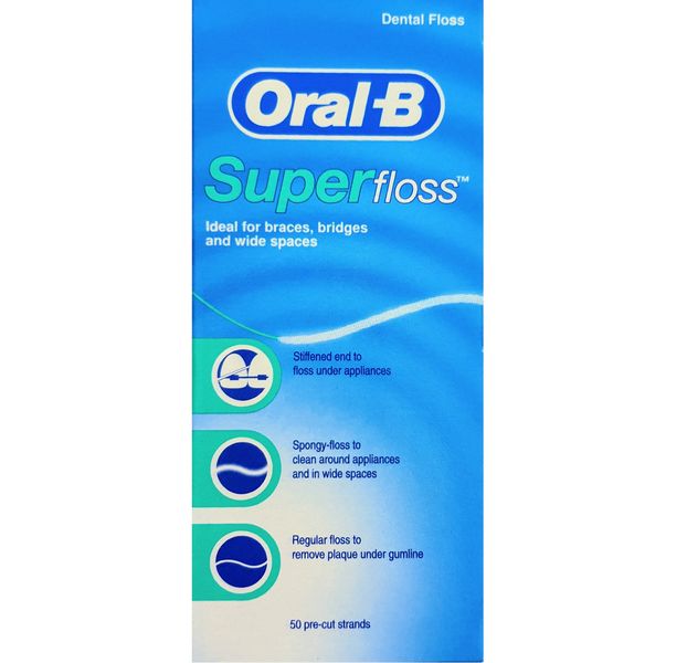 Oral-B Superfloss - Regular - 50'S 1Pack