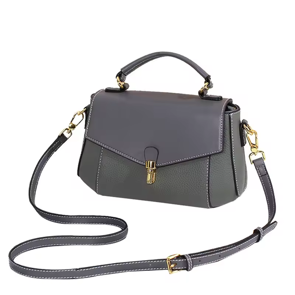 Small Genuine Leather Shoulder Handbag for Women