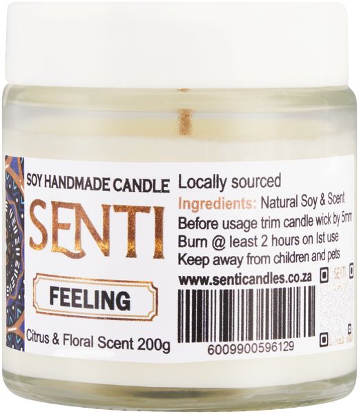 Senti Handmade Soy Candle - Feeling - 200g