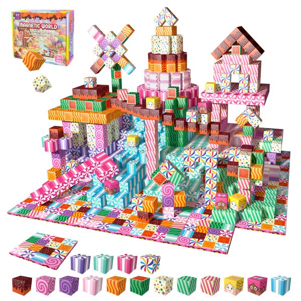 DIY Candy Magnetic Building Blocks Set