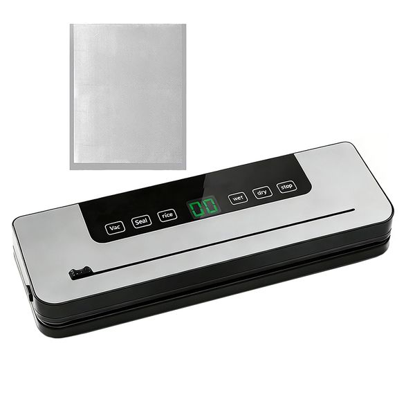Vacuum Sealer Machine with 50 Vacuum Bags, 6 in 1 Food Vacuum Sealer