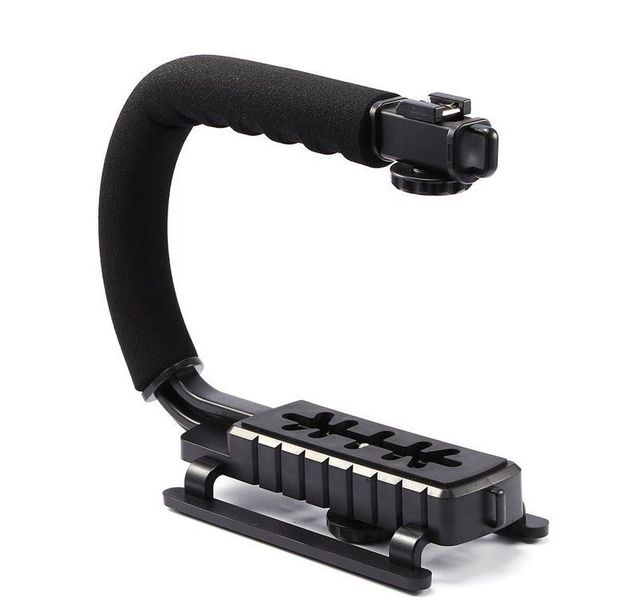 Portable C-Shaped Handheld Video Stabilizer Steadicam Grip For DSLR Cameras