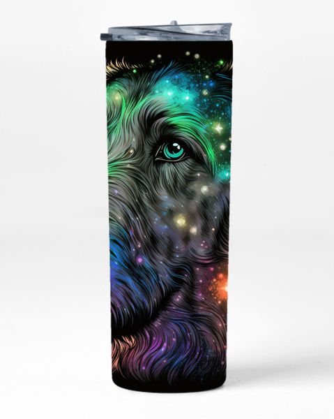 WOLFHOUND 20oz Insulated Skinny Tumbler Sublimation With Straw 025