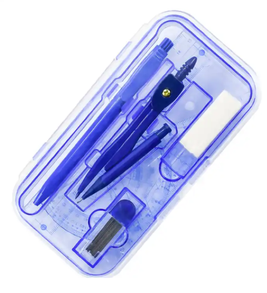 Math Geometry Drafting Set 7 Piece Compasses set