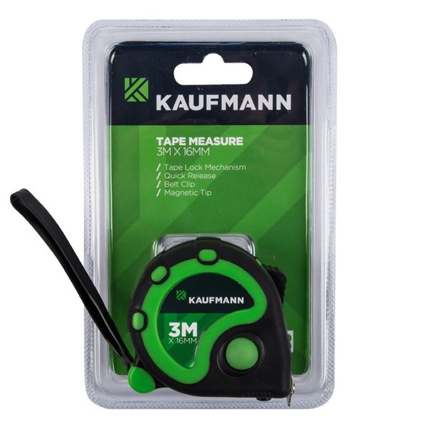 Bulk Pack x 7 Kaufmann - 3 x 16mm CR90 Tape Measure