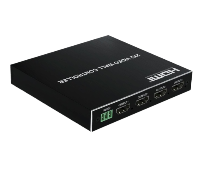HDMI + DVI to 4 HDMI Ports Video Wall Controller