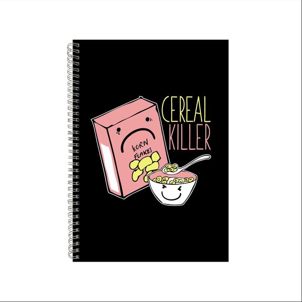 Cerial Killer Notebook Gift Idea A4 Notepad Pad 27