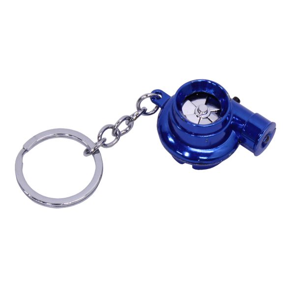 Turbo Charger Keyring with Turbo Sound &amp; Light - Blue