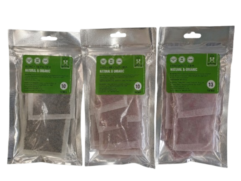 Ididit For Earth Wellness Tea Bundle Black Seed High Blood &amp; Hibiscus