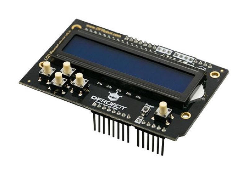 DFRobot (DFR0374) LCD Keypad Shield, V2.0, Arduino Board