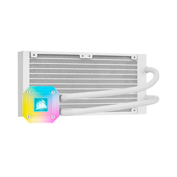 Corsair iCUE Series H100i Elite Capellix CPU Cooler - White