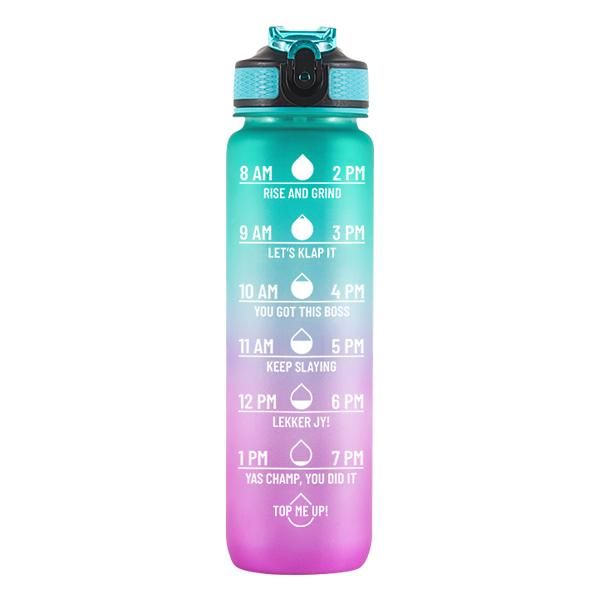 Iconix South African Motivational Time Marker Water Bottle | Shop Today ...