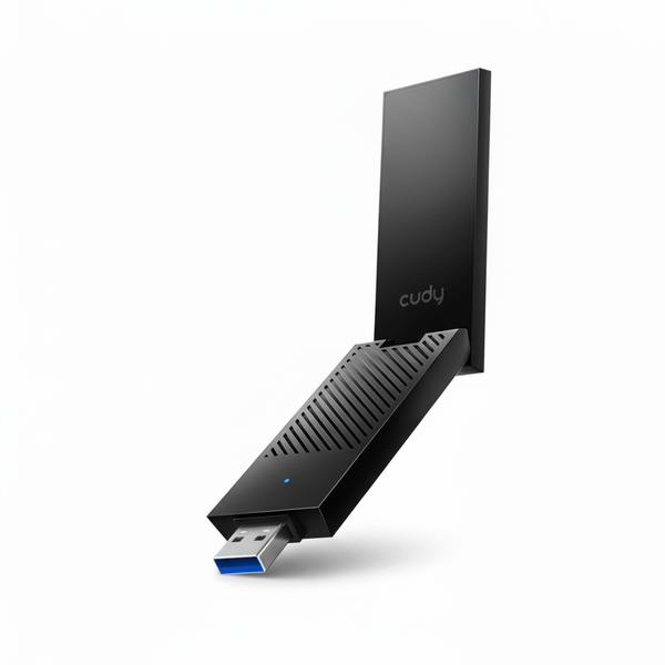 Cudy Tri-Band Wi-Fi 7 USB 3.0 Adapter - 6500Mbps for Gaming