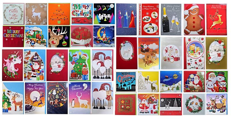 Premium Christmas Cards - Pack of 40