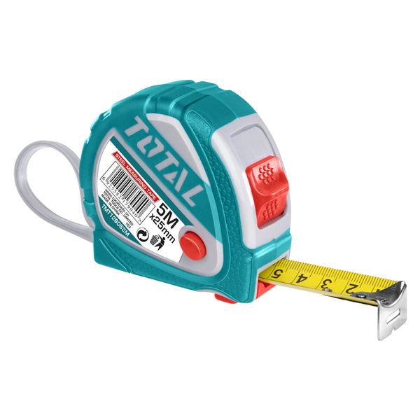 Total Tools 3 Pieces Measuring Tape 5mx25mm Steel