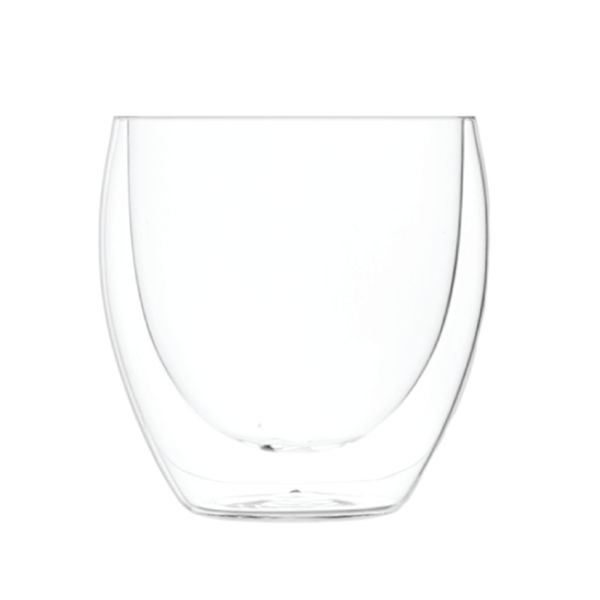 Bee Glass Double Wall Thermal Glasses 230ml - Set of 2