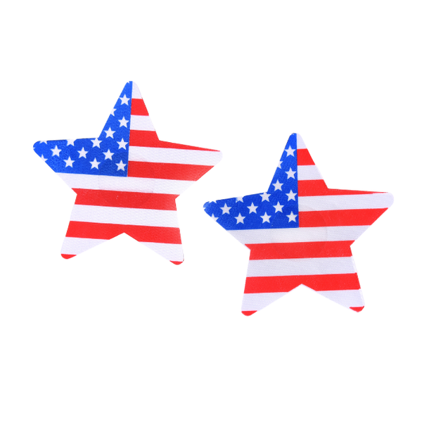 Up Tape, Stars Striped 5 Pair Nipple Pastie Set