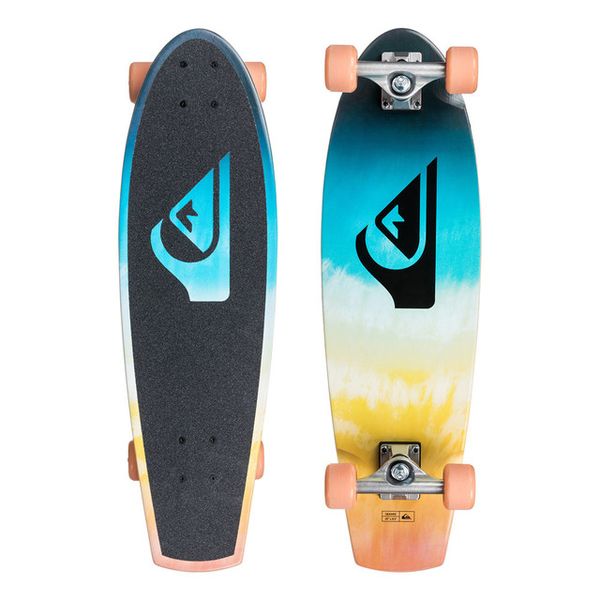 Quiksilver Seaside Cruiserboard -Blue/Yellow - 29 X 8.5