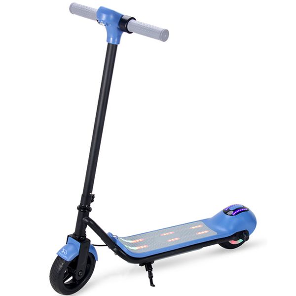 FANTUAN Kids Electric Scooter With Headlight Bluetooth &amp; Atmosphere Lights