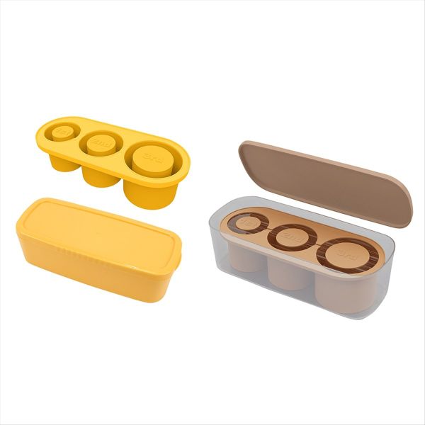 Silicone Ice-Cube Tray With Lid For 20-40 Oz Tumblers A