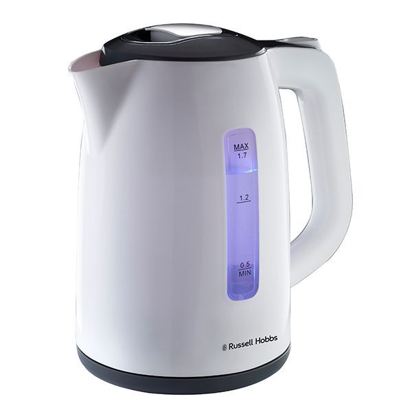Russel Hobbs 1.7L 360 Plastic Cordless Kettle White RHPK02 Shop