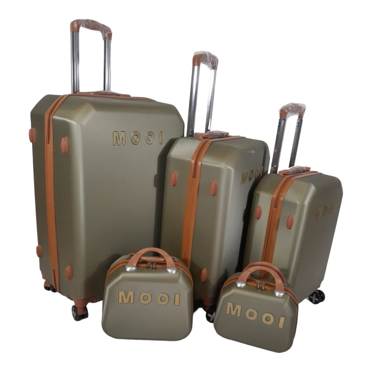 SMTE-Quality Luggage Suitcase Hardshell Mooistar 5 Piece