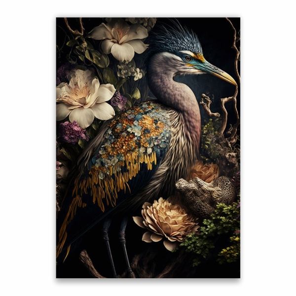 Colourful Kingfisher Decorative Poster - A1
