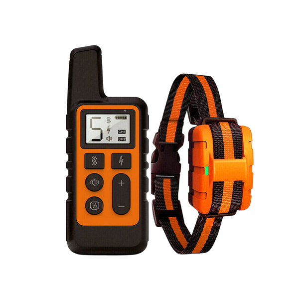 Dual-Signal No-Shock Water Proof Trainer Dog Collar With Vibration And Beep