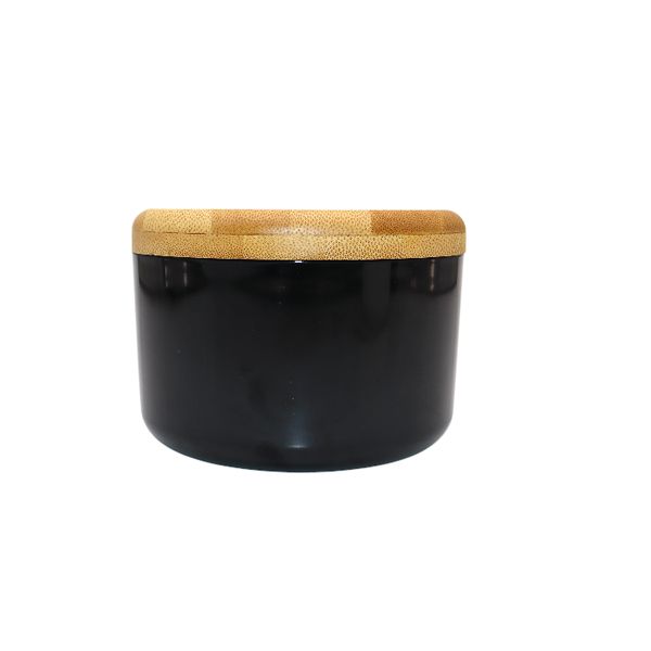 Ashtray With Bamboo Lid