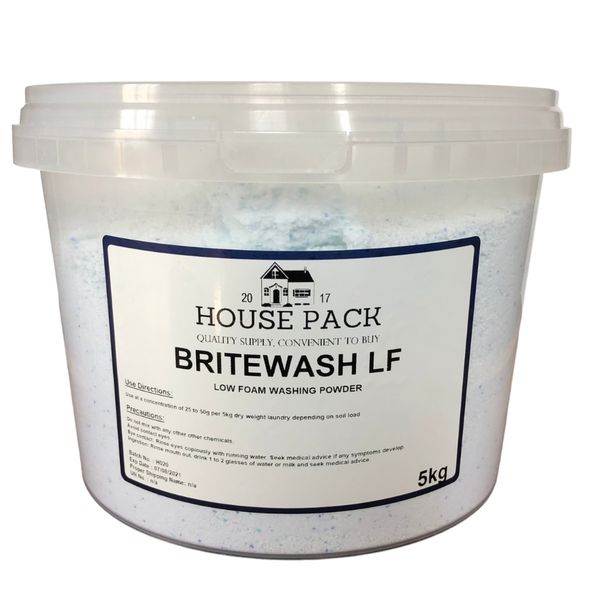 House Pack Britwash Low Foam Washing Powder 5kg