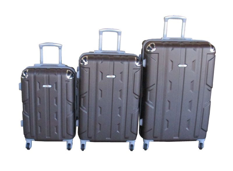 ABS Luggage Set - Small, Medium, Large Spinner Wheels Stylish - 3-Piece