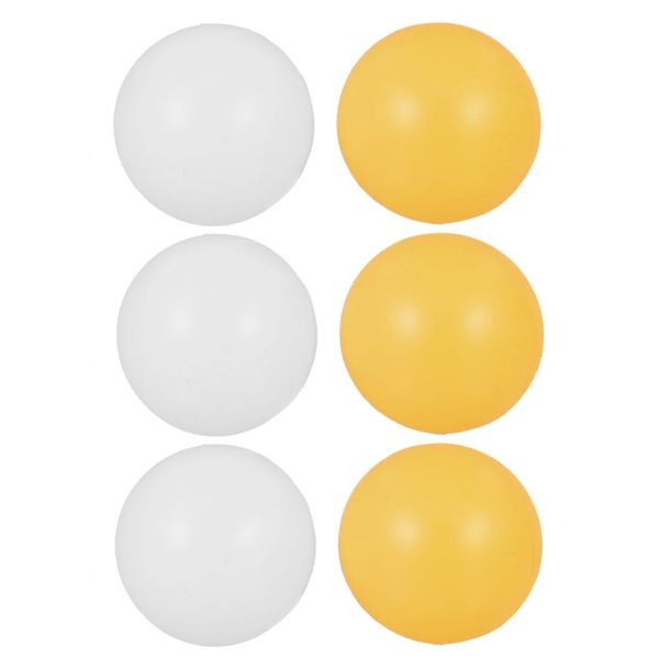 Table Tennis &amp; Ping Pong Balls 6 Piece - 2 Colours Pack