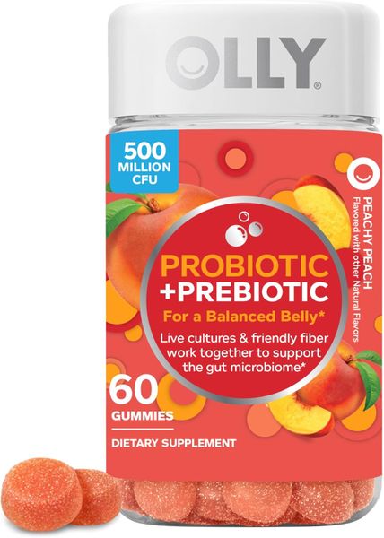 OLLY Probiotic + Prebiotic Gummy - 60 Day Supply