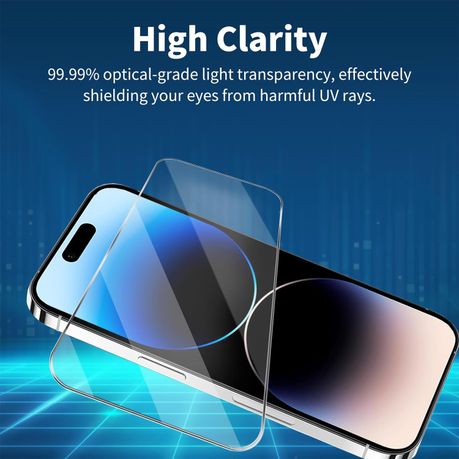 UV GEN] iPhone 15 Pro (2023) Hard Coated Film Screen Protector