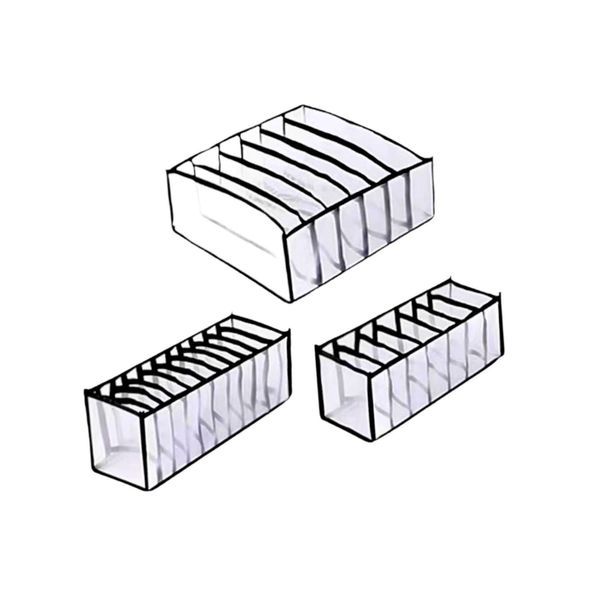 3 Piece Closet Storage Organizer Set