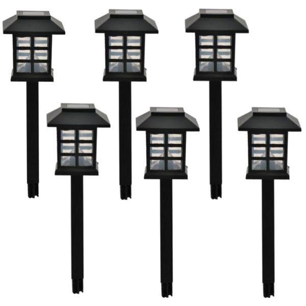 6-Piece Set of Outdoor Solar Pathway Lamps - CLKN
